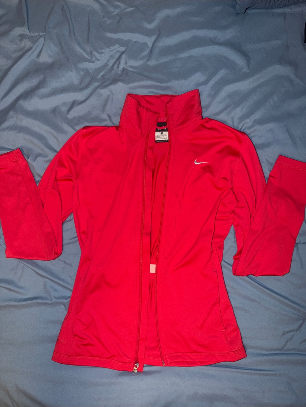 Nike Women's Pink Zip-Up Utility Jacket